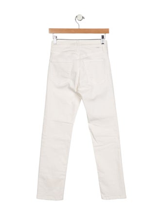 Mother Mid-Rise Straight Leg Jeans