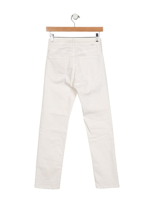 Mother Mid-Rise Straight Leg Jeans