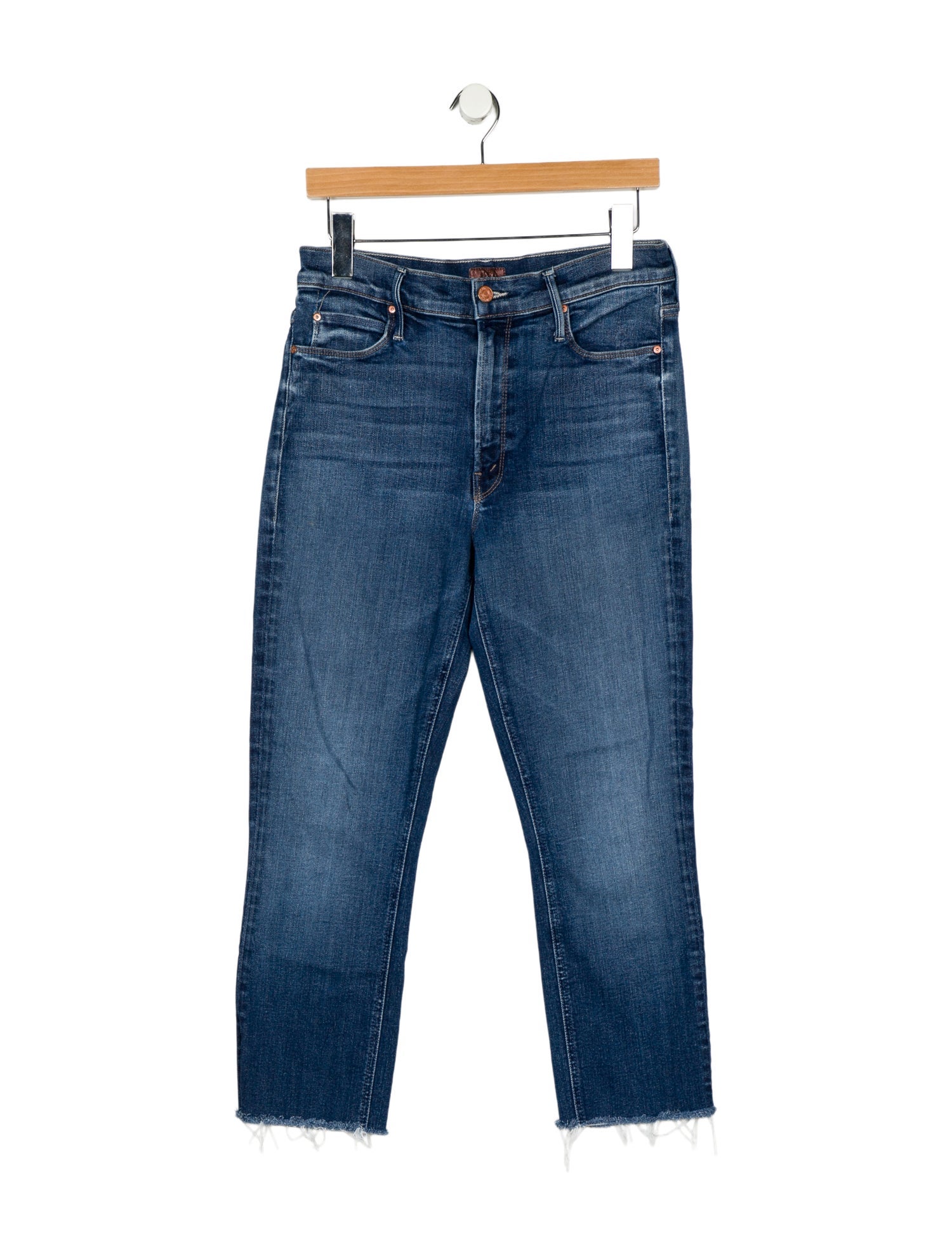 Mother High-Rise Straight Leg Jeans