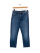 Mother High-Rise Straight Leg Jeans