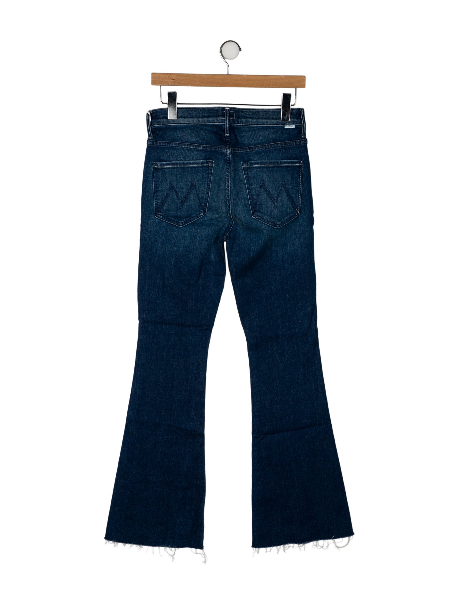 Mother Mid-Rise Wide Leg Jeans