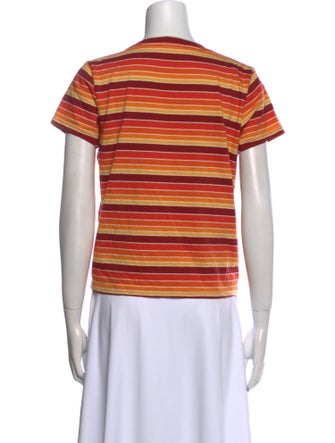 Mother Striped Crew Neck T-Shirt