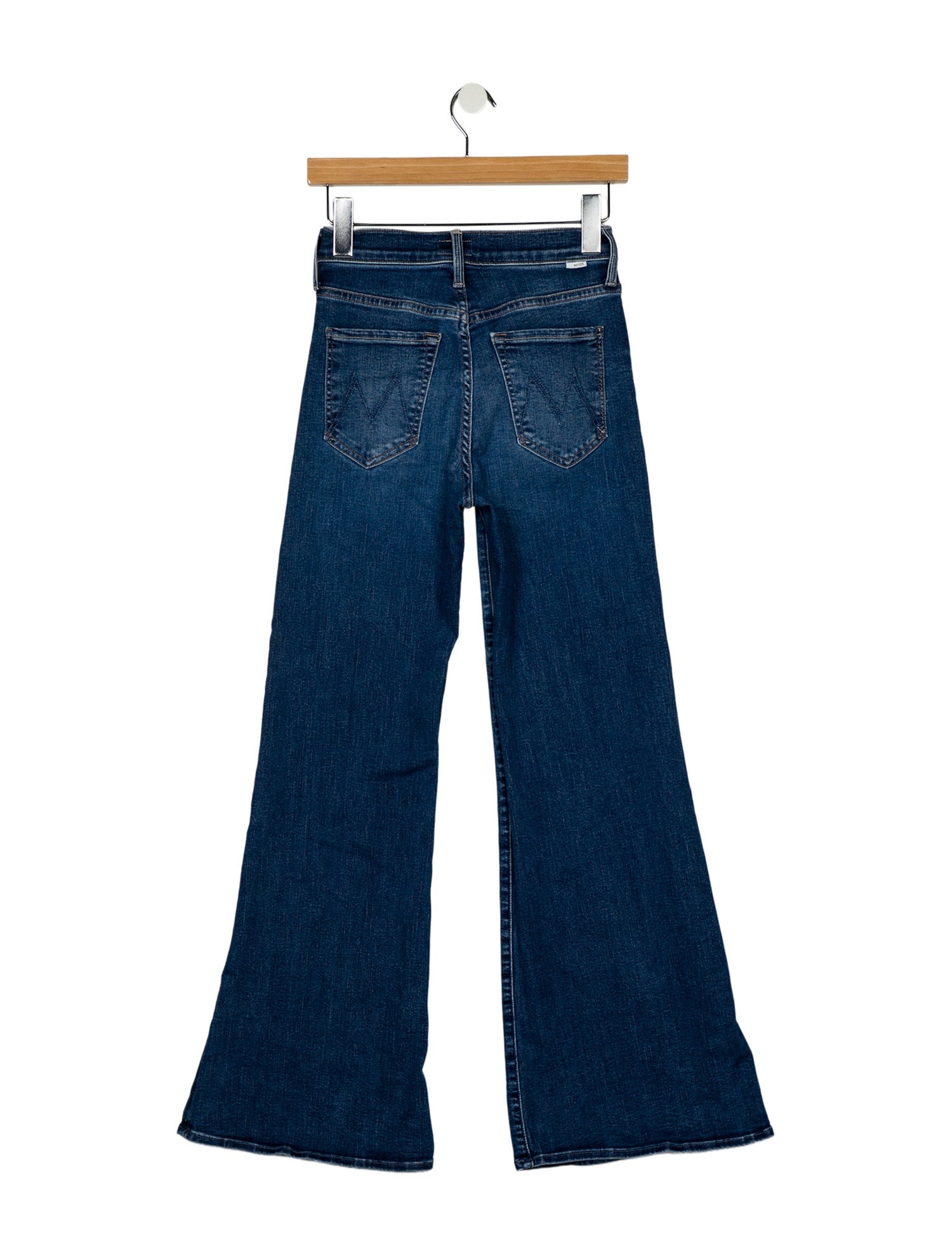Mother Mid-Rise Wide Leg Jeans