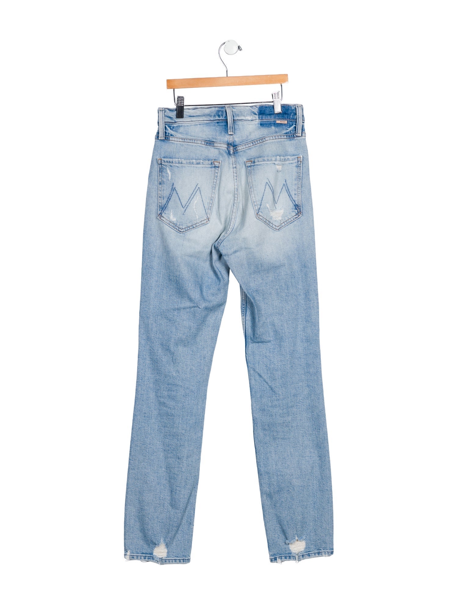 Mother High-Rise Straight Leg Jeans