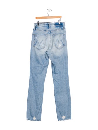 Mother High-Rise Straight Leg Jeans
