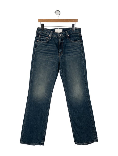 Mother Mid-Rise Wide Leg Jeans