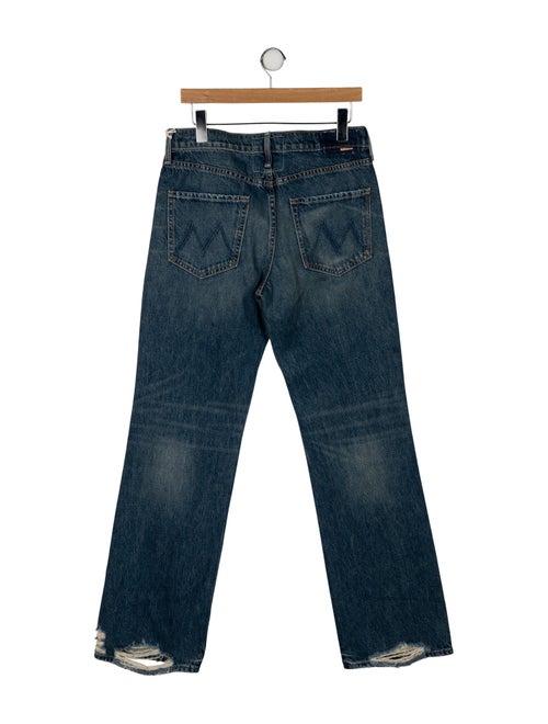 Mother Mid-Rise Wide Leg Jeans