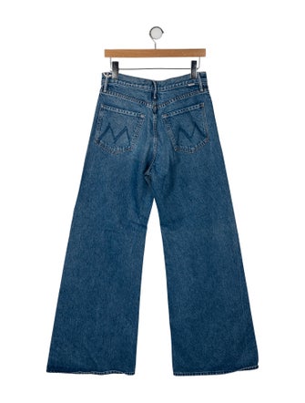 Mother High-Rise Wide Leg Jeans