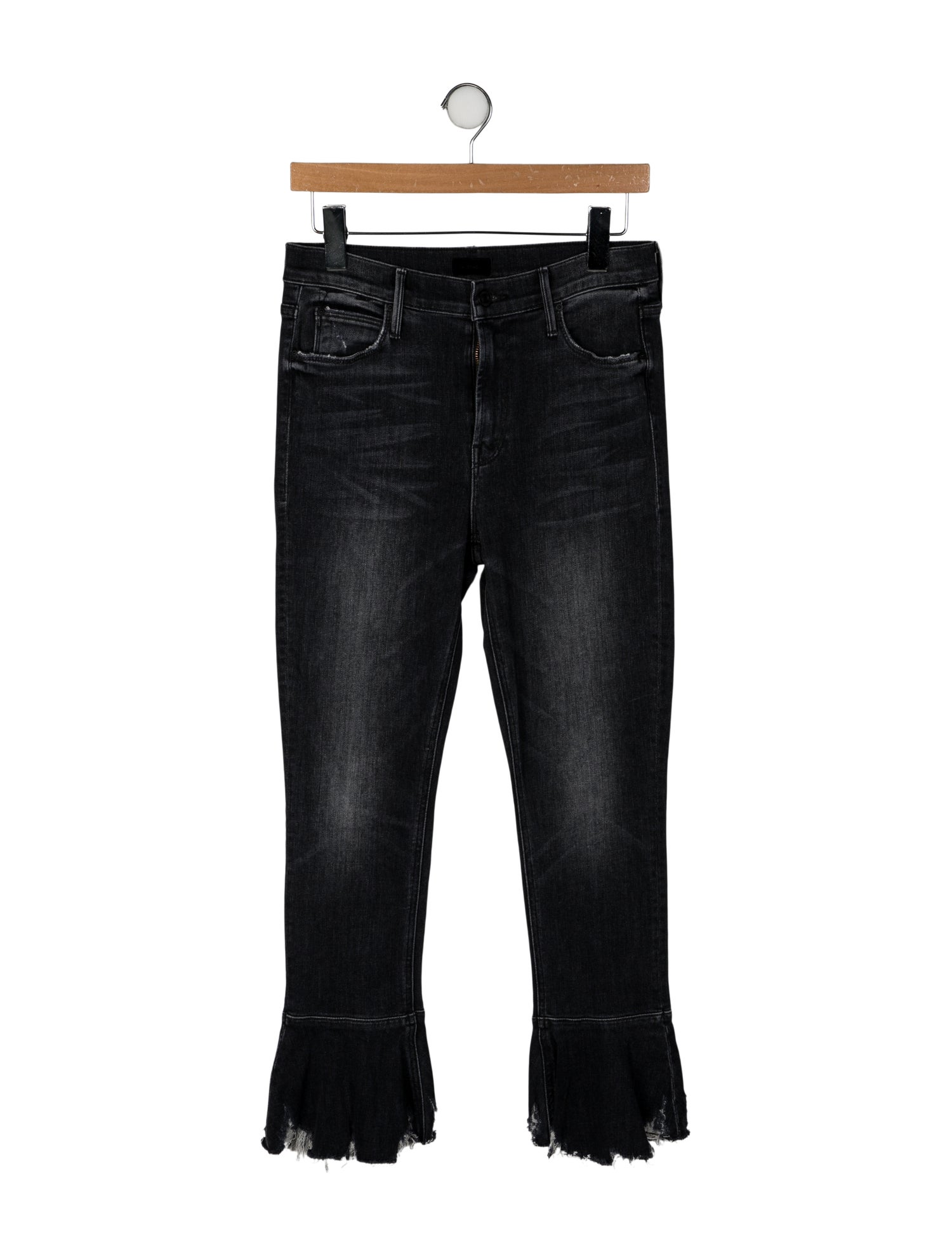 Mother Mid-Rise Straight Leg Jeans