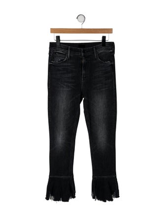 Mother Mid-Rise Straight Leg Jeans