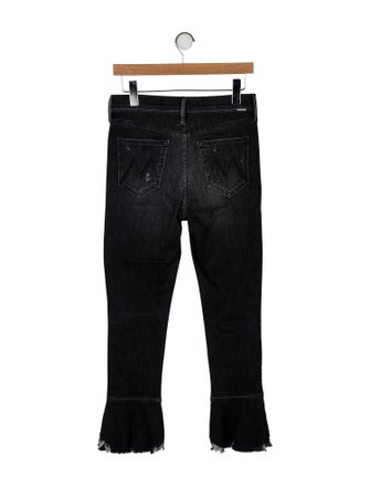 Mother Mid-Rise Straight Leg Jeans