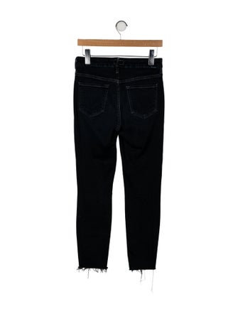 Mother Mid-Rise Skinny Leg Jeans
