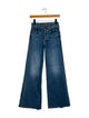 Mother Mid-Rise Wide Leg Jeans