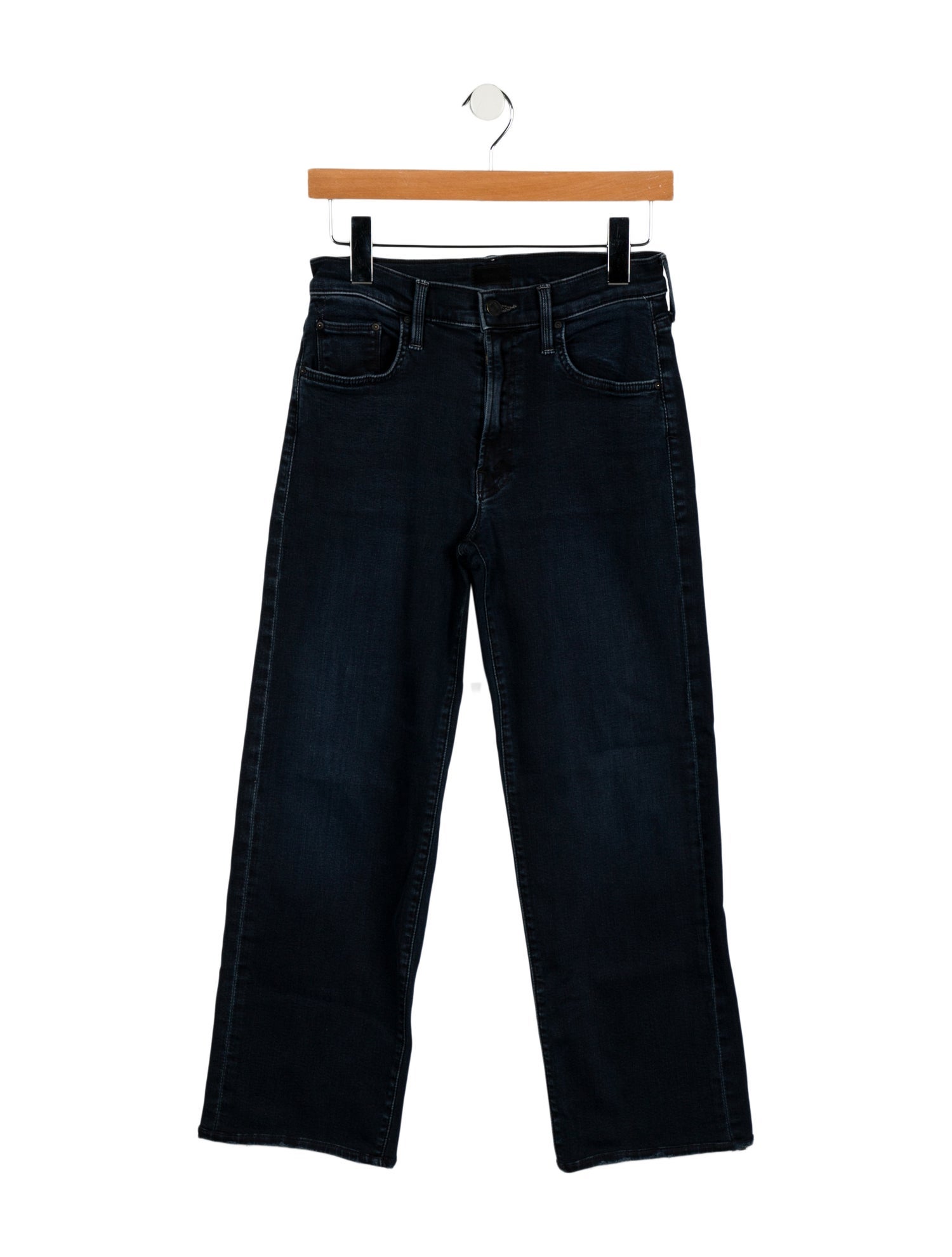 Mother Mid-Rise Straight Leg Jeans