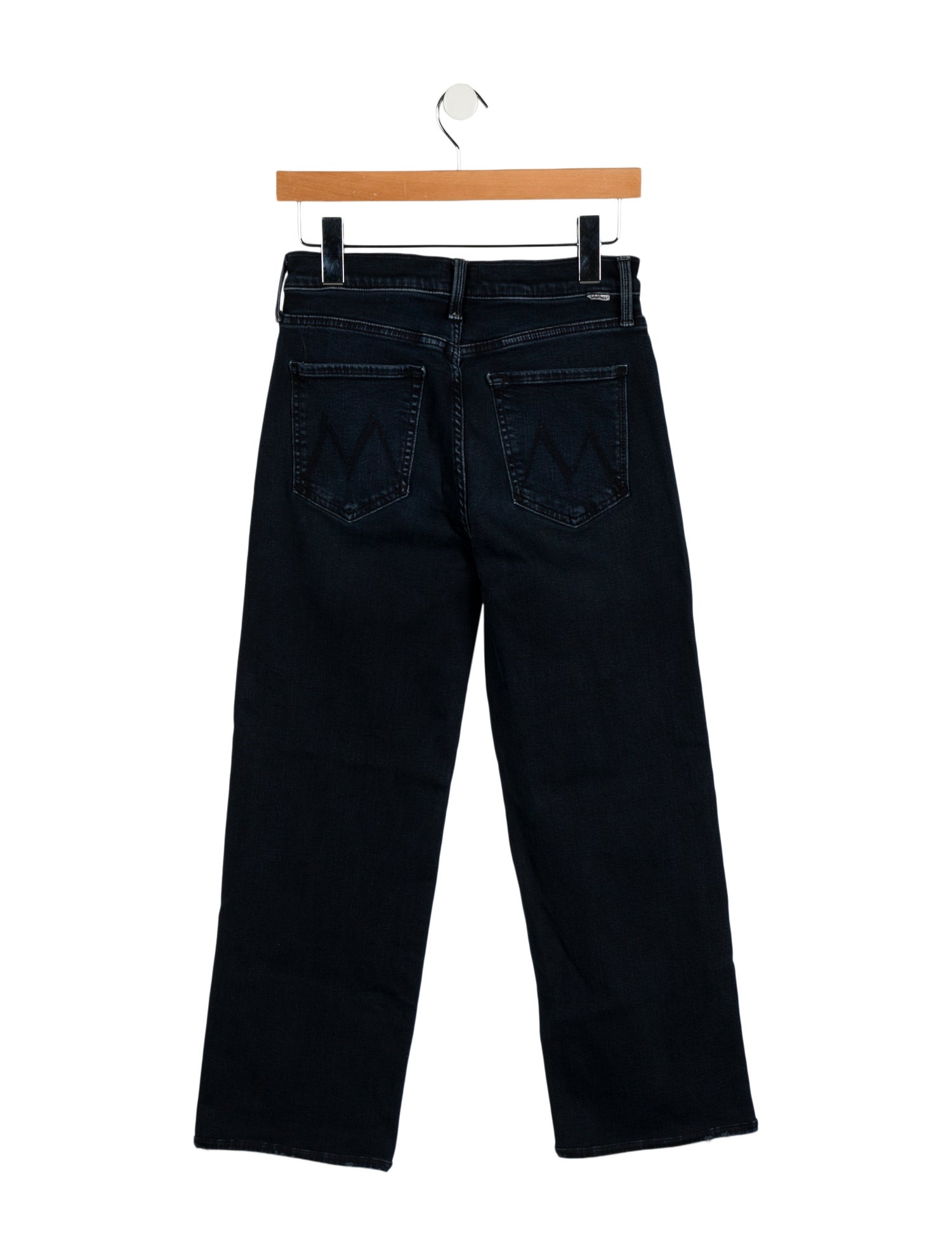Mother Mid-Rise Straight Leg Jeans