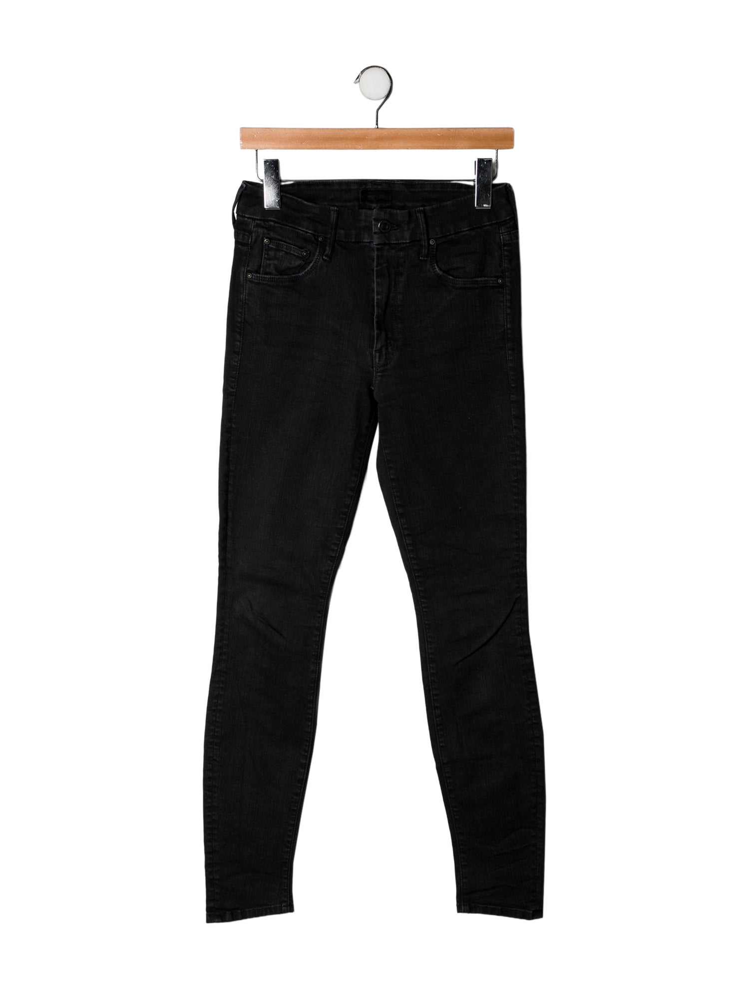 Mother Mid-Rise Skinny Leg Jeans