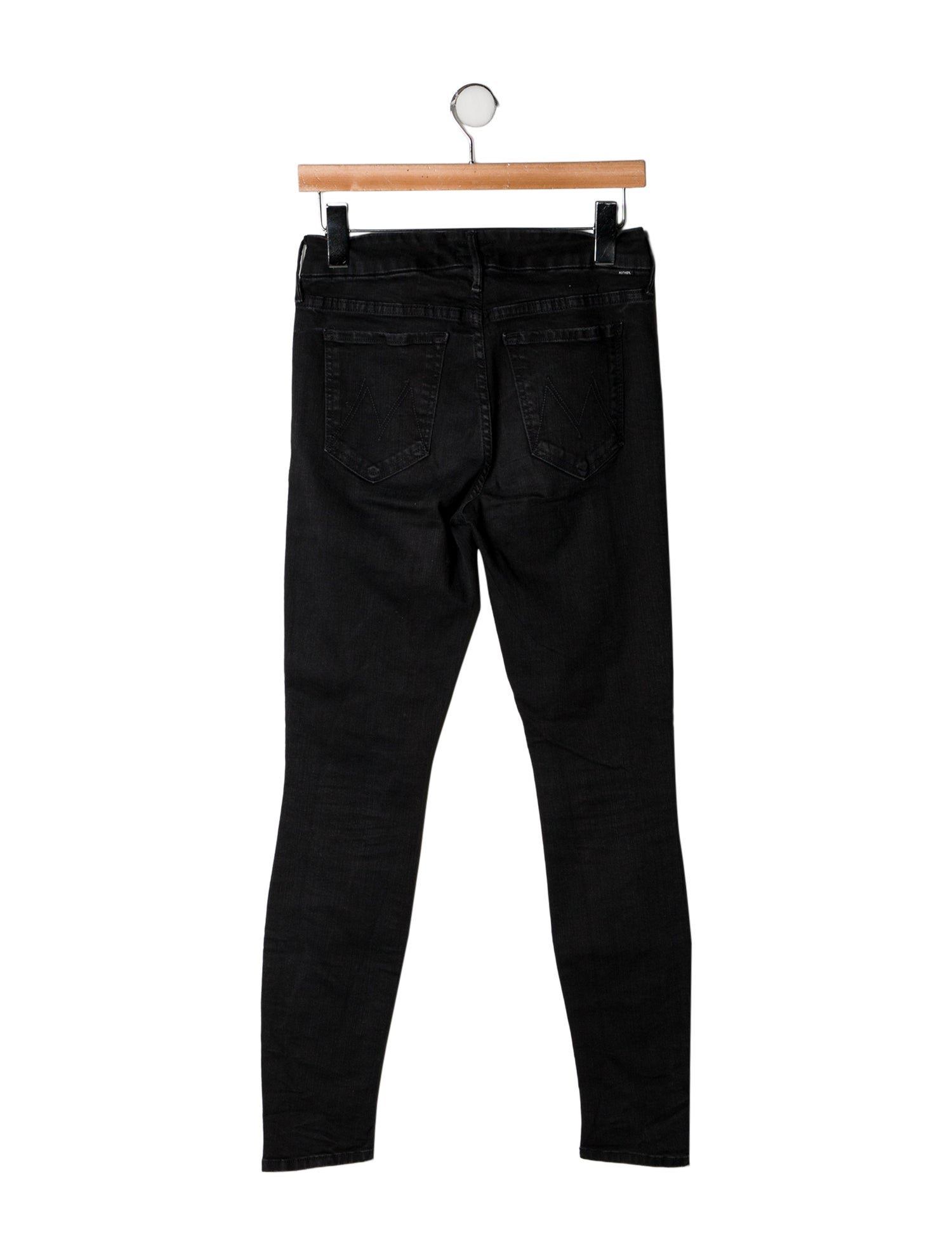 Mother Mid-Rise Skinny Leg Jeans