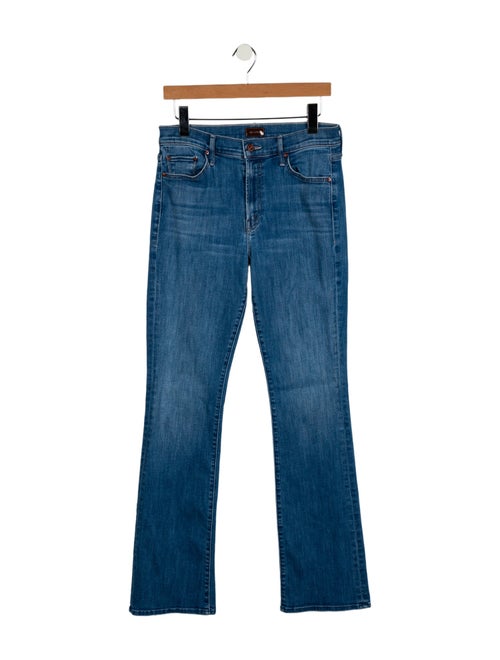 Mother Mid-Rise Straight Leg Jeans