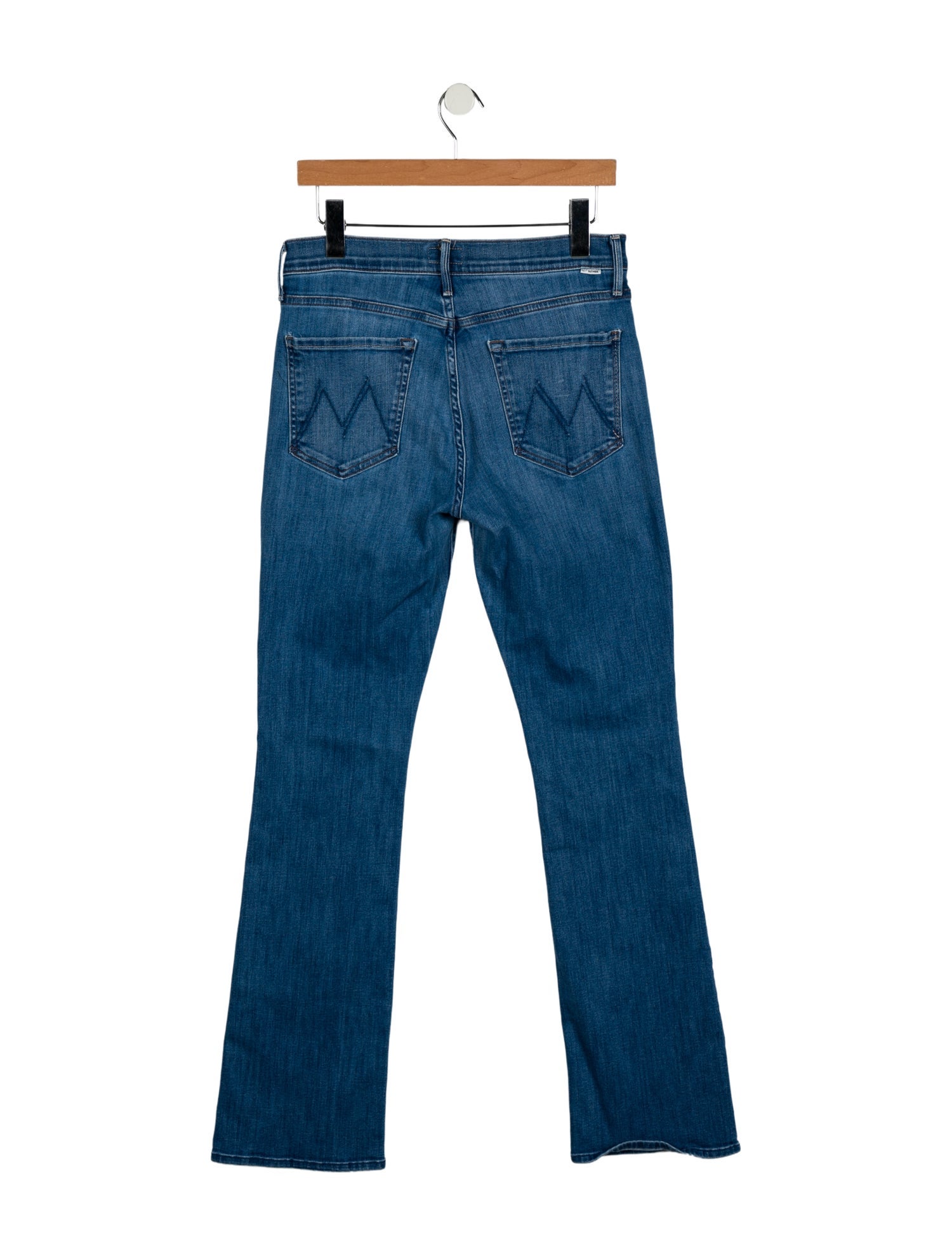 Mother Mid-Rise Straight Leg Jeans
