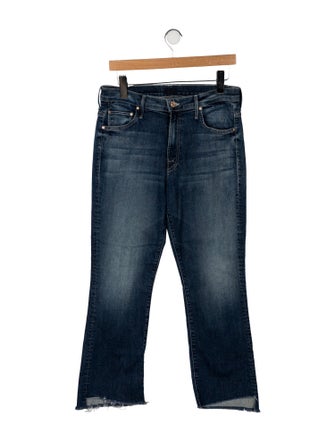 Mother Mid-Rise Straight Leg Jeans