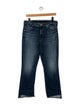 Mother Mid-Rise Straight Leg Jeans