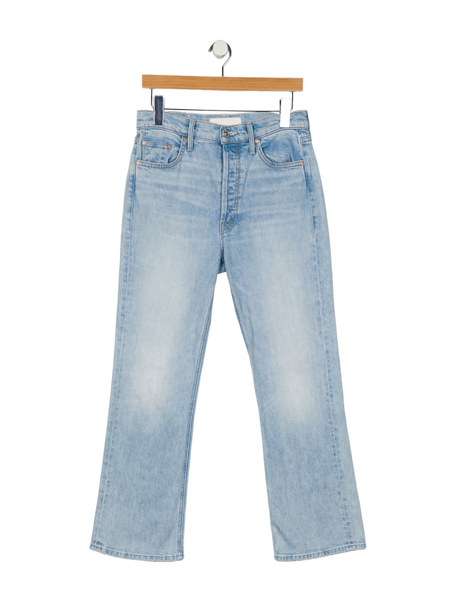 Mother High-Rise Straight Leg Jeans