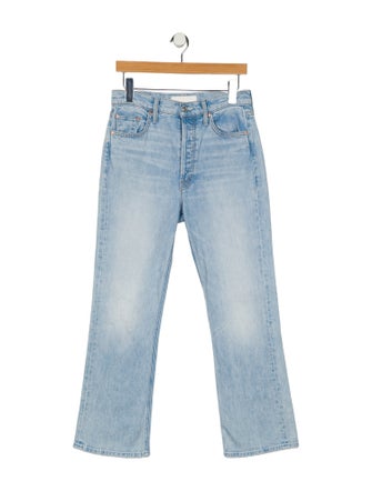 Mother High-Rise Straight Leg Jeans