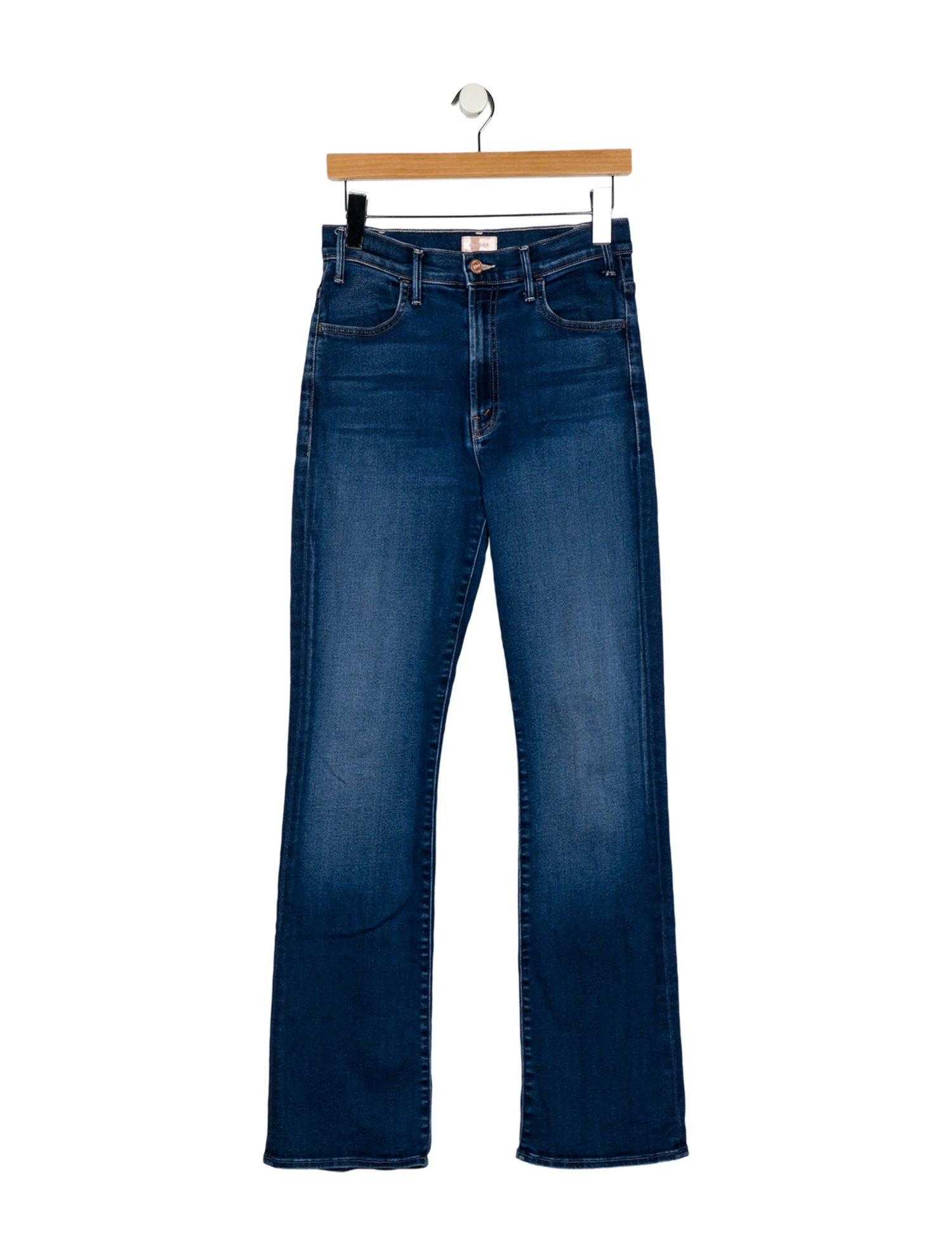 Mother High-Rise Straight Leg Jeans