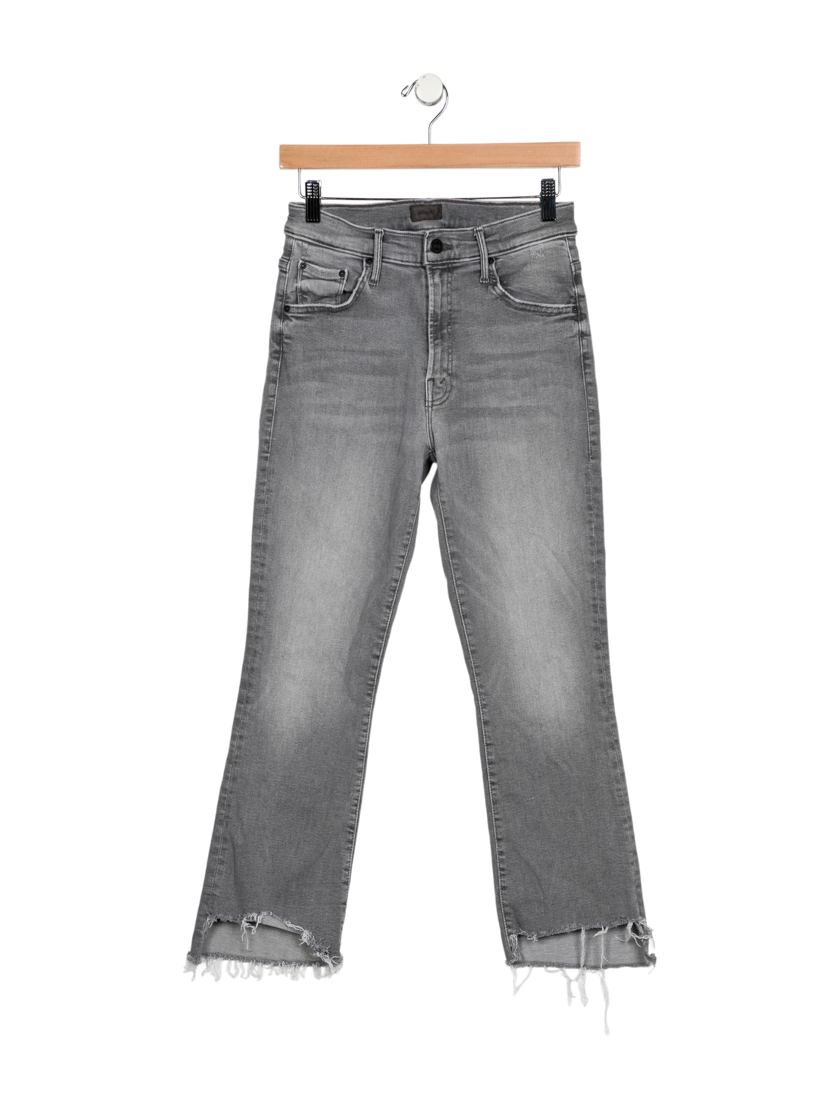 Mother Mid-Rise Straight Leg Jeans