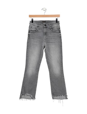 Mother Mid-Rise Straight Leg Jeans