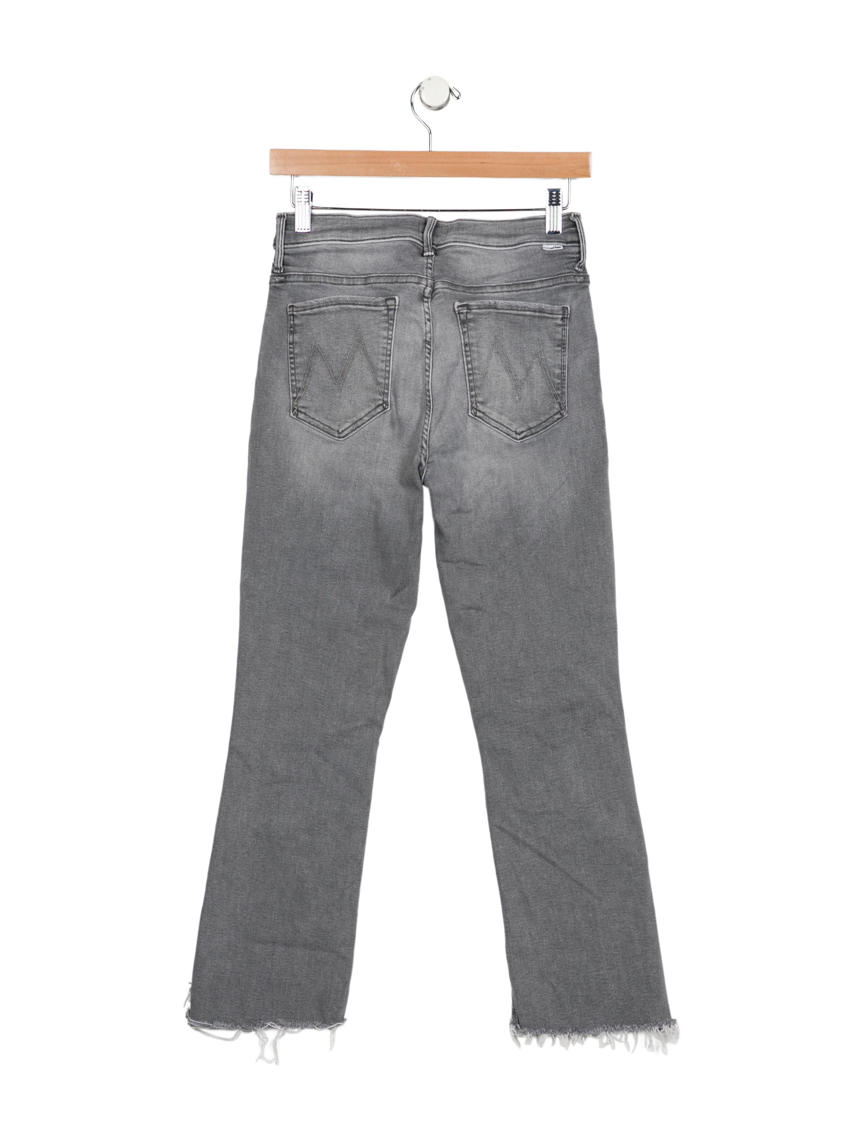 Mother Mid-Rise Straight Leg Jeans