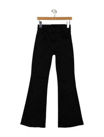 Mother Mid-Rise Wide Leg Jeans