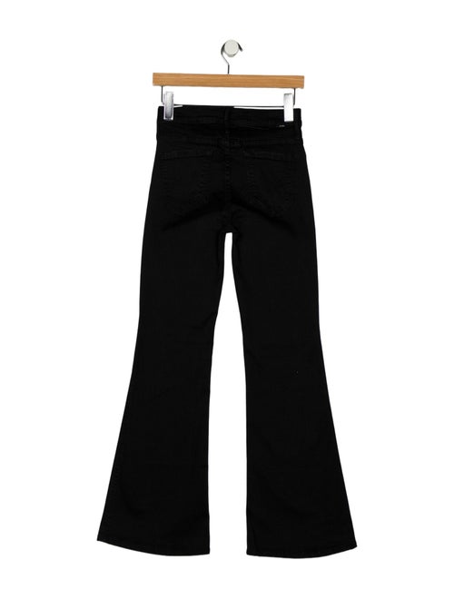 Mother Mid-Rise Wide Leg Jeans
