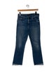 Mother Mid-Rise Straight Leg Jeans