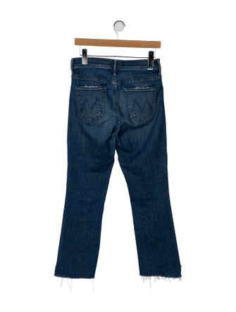 Mother Mid-Rise Straight Leg Jeans