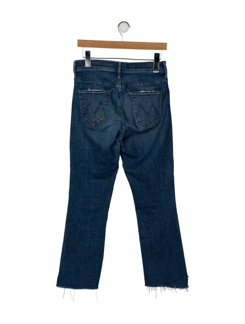 Mother Mid-Rise Straight Leg Jeans