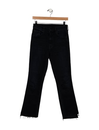 Mother Mid-Rise Straight Leg Jeans