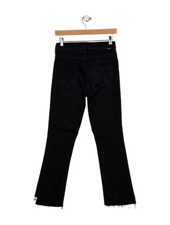 Mother Mid-Rise Straight Leg Jeans