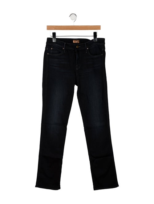 Mother Mid-Rise Straight Leg Jeans
