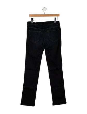 Mother Mid-Rise Straight Leg Jeans