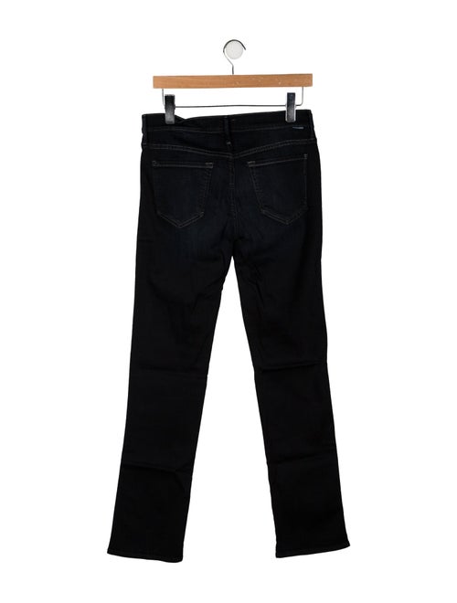 Mother Mid-Rise Straight Leg Jeans