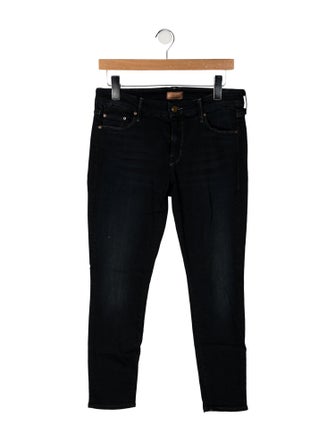 Mother Mid-Rise Skinny Leg Jeans