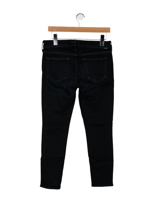 Mother Mid-Rise Skinny Leg Jeans
