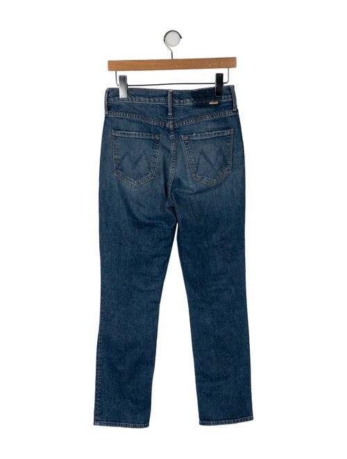 Mother Mid-Rise Straight Leg Jeans