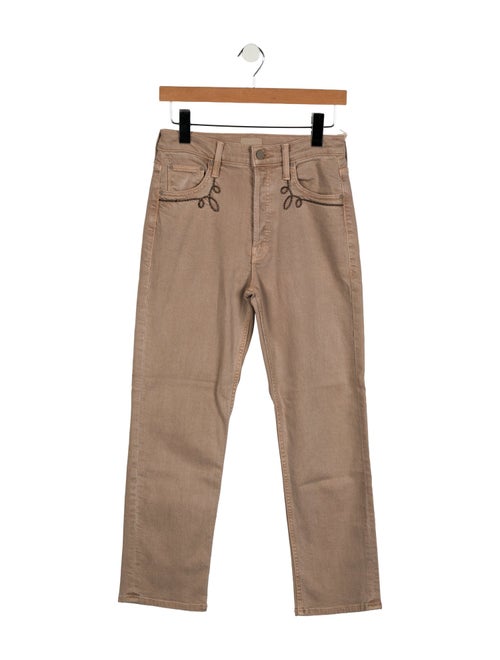 Mother High-Rise Straight Leg Jeans