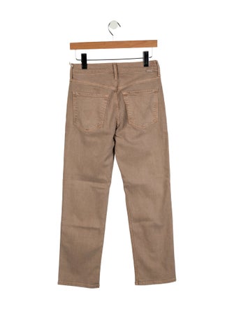Mother High-Rise Straight Leg Jeans