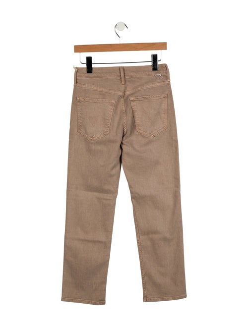 Mother High-Rise Straight Leg Jeans