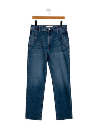 Mother High-Rise Wide Leg Jeans