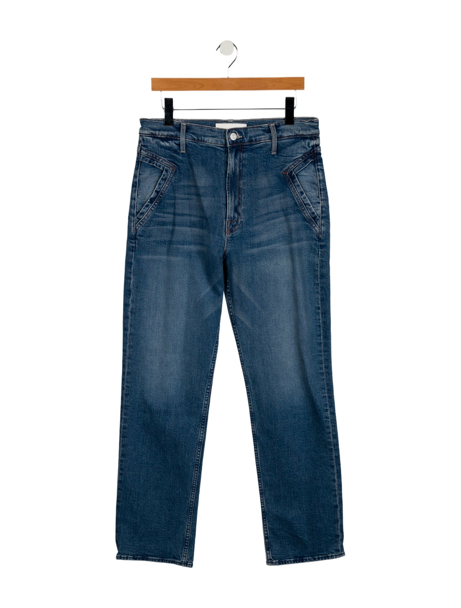 Mother High-Rise Straight Leg Jeans w/ Tags