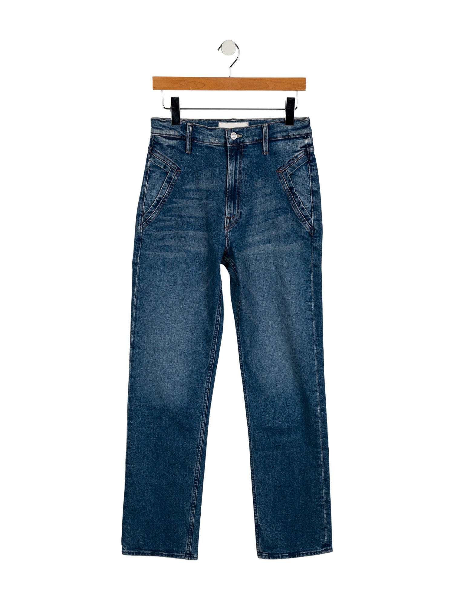 Mother High-Rise Straight Leg Jeans w/ Tags